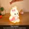 Silicone Rabbit Night Light With Color Changing LED And Tap Control For Nursery And Kids Room 2