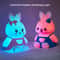 Silicone Rabbit Night Light With Color Changing LED And Tap Control For Nursery And Kids Room 4