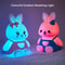 Silicone Rabbit Night Light With Color Changing LED And Tap Control For Nursery And Kids Room 4