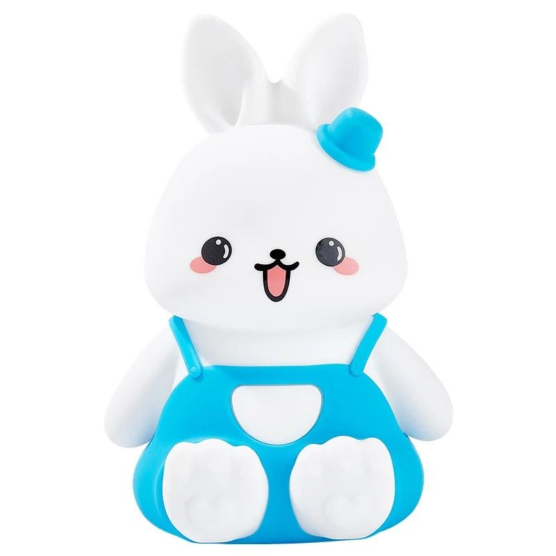 Silicone Rabbit Night Light With Color Changing LED And Tap Control For Nursery And Kids Room 7