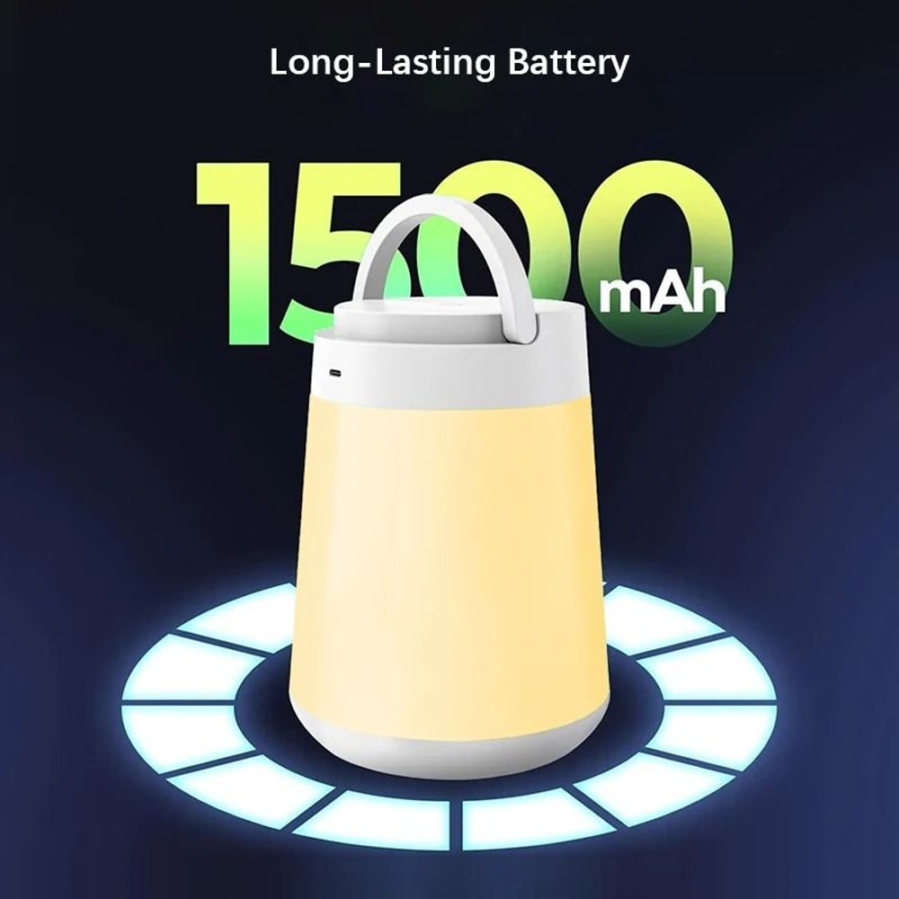 Portable Touch LED Table Lamp With Multi Color Modes And Rechargeable Battery For Bedroom And Kids 1