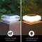 30 LED Solar Post Cap Light Waterproof Pillar Lamp With Warm Glow For Fence Deck And Garden Decor 2