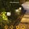 2 Pack Solar Pathway Lights IP65 Waterproof Outdoor Grass Lamps For Garden And Walkway Decor 4