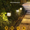 2 Pack Solar Pathway Lights IP65 Waterproof Outdoor Grass Lamps For Garden And Walkway Decor 4