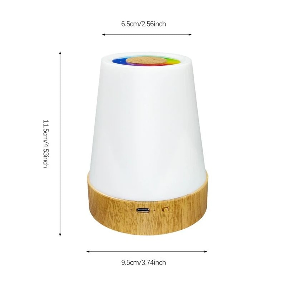 USB Rechargeable 13 Color RGB Night Light With Touch And Remote Control For Bedroom And Parties 4