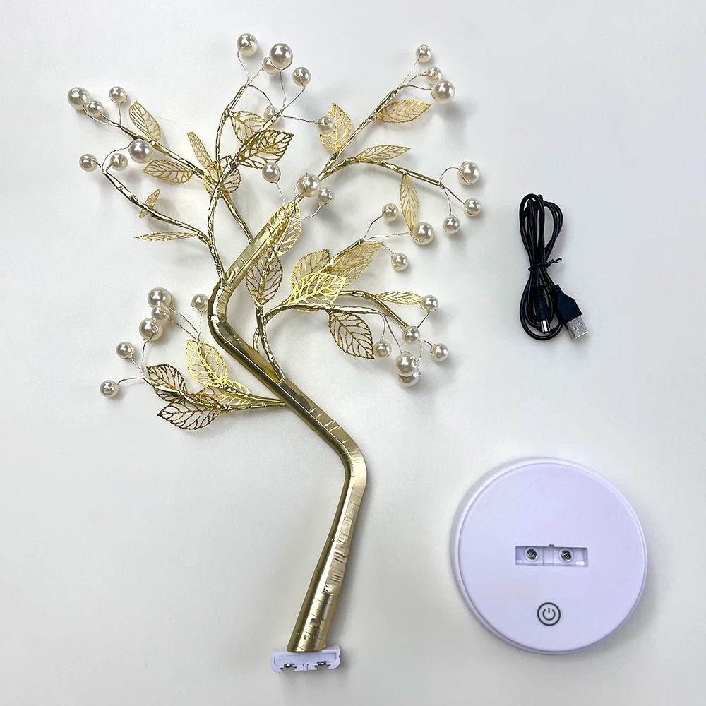 Decorative LED Bonsai Tree Table Lamp 36 Or 108 LEDs With Touch Control For Bedroom And Holiday Dec 8