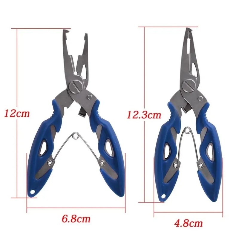 Multifunction Fishing Pliers Scissors With Line Cutter And Hook Remover For Tackle Gear 3