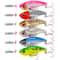 9 Piece Metal VIB Spinner Spoon Fishing Lure Set With 3D Eyes For Trout And Bass 2