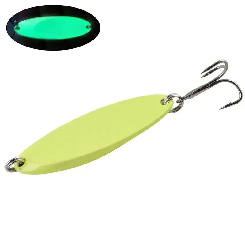 Metal Spinner Spoon Fishing Lure With Sequins Hard Bait For Trout Bass And Pike 9