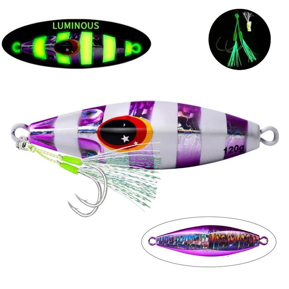 Metal Jig Spoon Lure For Shore And Slow Jigging With Super Hard Body For Bass And Saltwater Fishing 18