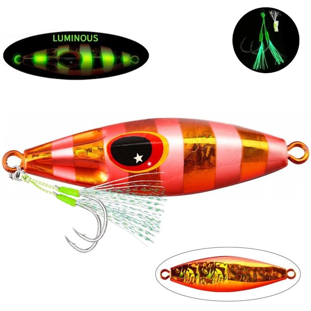 Metal Jig Spoon Lure For Shore And Slow Jigging With Super Hard Body For Bass And Saltwater Fishing 22