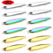 12 Piece Metal Jig Fishing Lure Kit Sinking Spoon And Spinner Set For Pike Carp And Sea Fishing 10