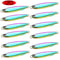12 Piece Metal Jig Fishing Lure Kit Sinking Spoon And Spinner Set For Pike Carp And Sea Fishing 13