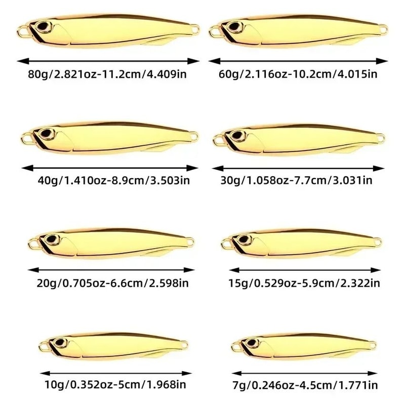 12 Piece Metal Jig Fishing Lure Kit Sinking Spoon And Spinner Set For Pike Carp And Sea Fishing 6