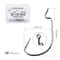 10 Piece Offset Fishing Hook Set Sharp Jig Head Crank Hooks For Soft Bait And Crankbait Rigs 24