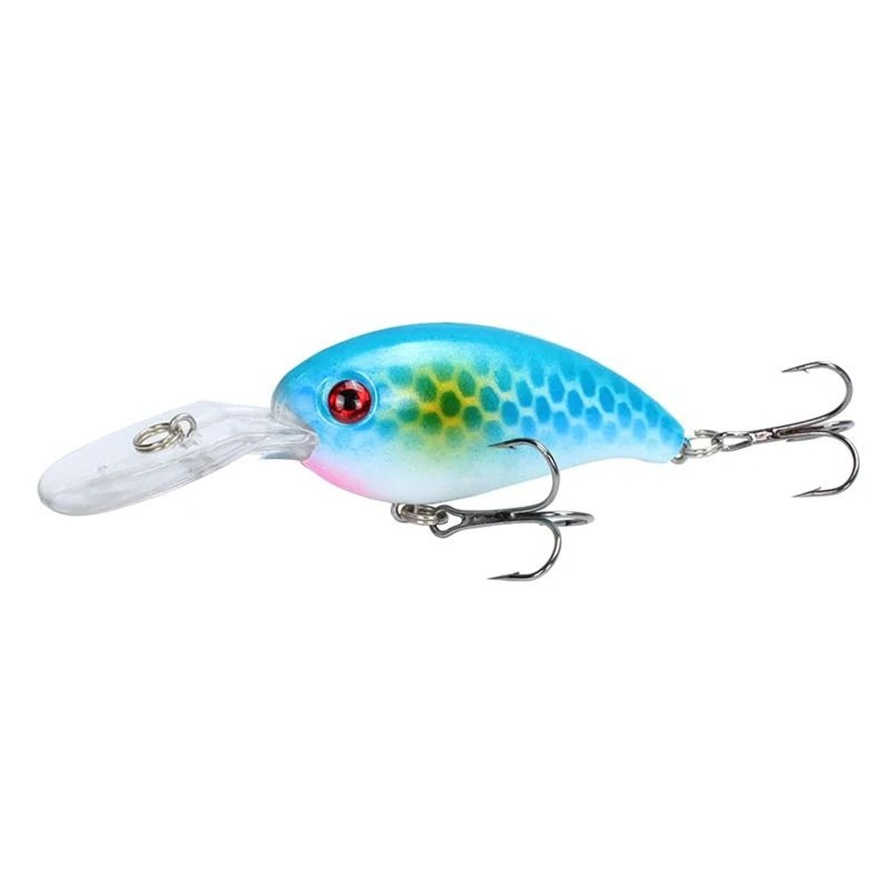 Crankbait Fishing Lure Hard Swimbait With 3D Eyes And Treble Hooks For Carp And Bass 9