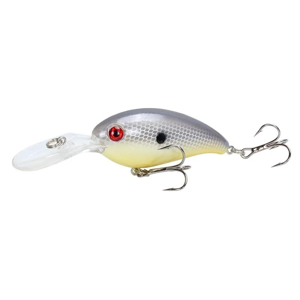 Crankbait Fishing Lure Hard Swimbait With 3D Eyes And Treble Hooks For Carp And Bass 12