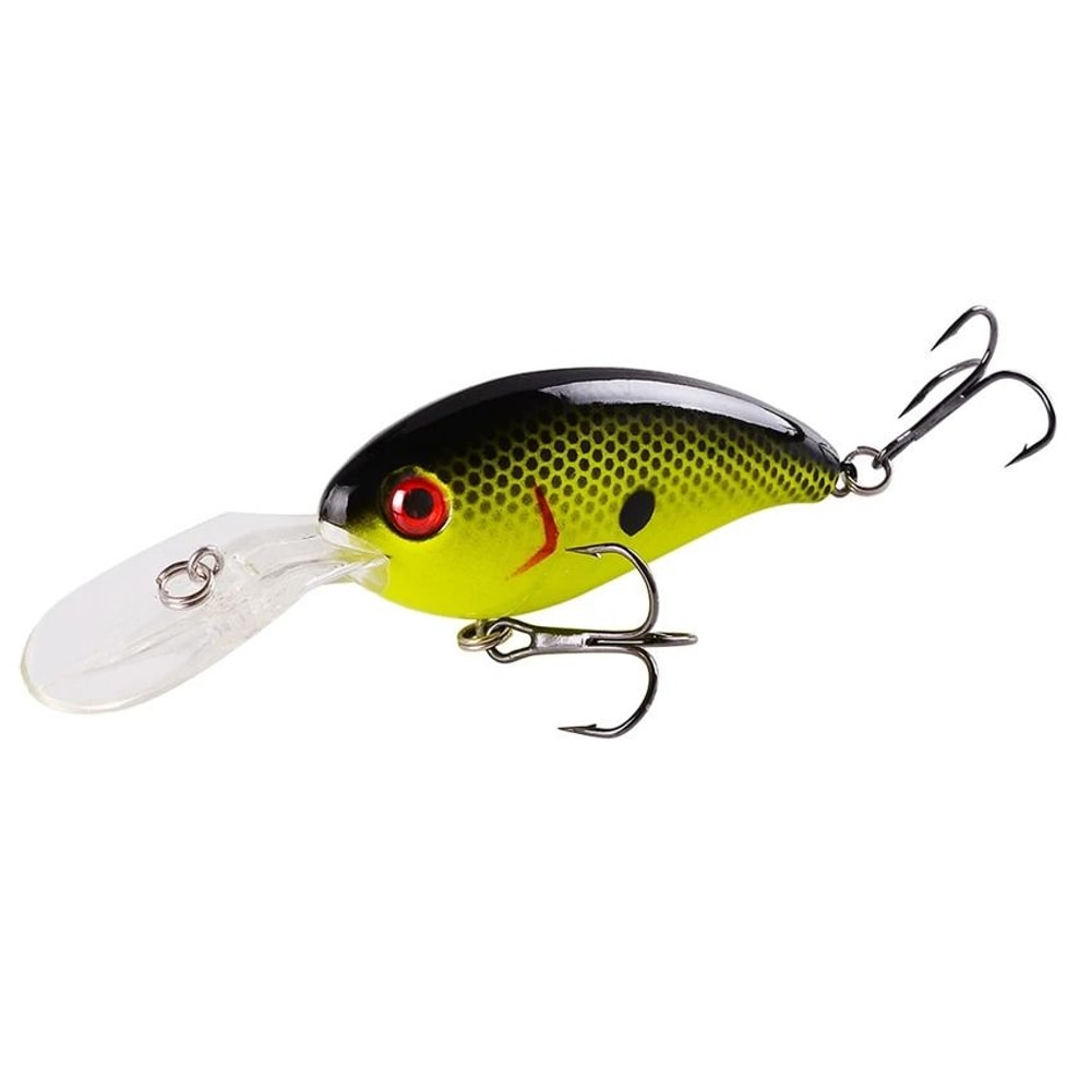 Crankbait Fishing Lure Hard Swimbait With 3D Eyes And Treble Hooks For Carp And Bass 18