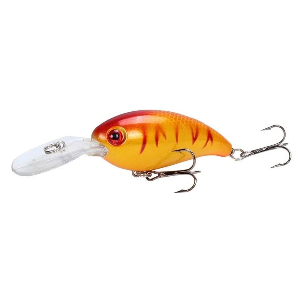 Crankbait Fishing Lure Hard Swimbait With 3D Eyes And Treble Hooks For Carp And Bass 5