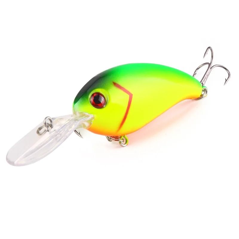 Crankbait Fishing Lure Hard Swimbait With 3D Eyes And Treble Hooks For Carp And Bass 6