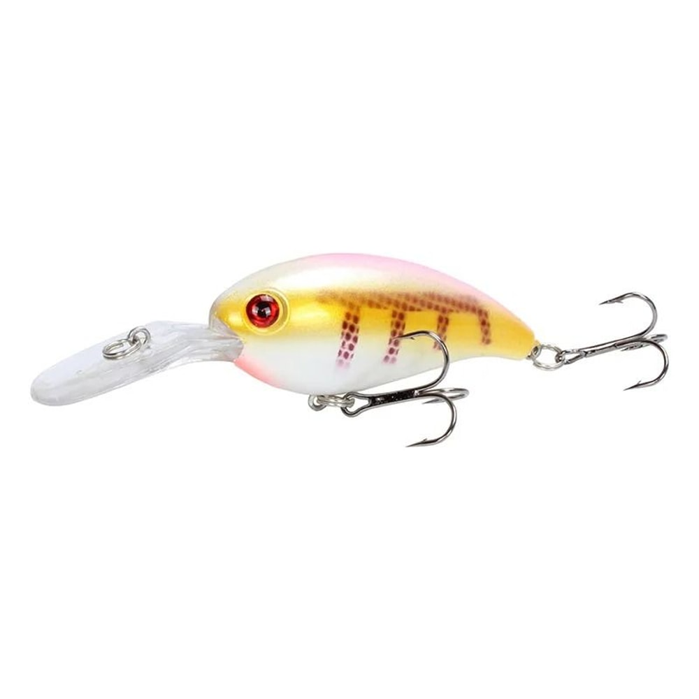 Crankbait Fishing Lure Hard Swimbait With 3D Eyes And Treble Hooks For Carp And Bass 8