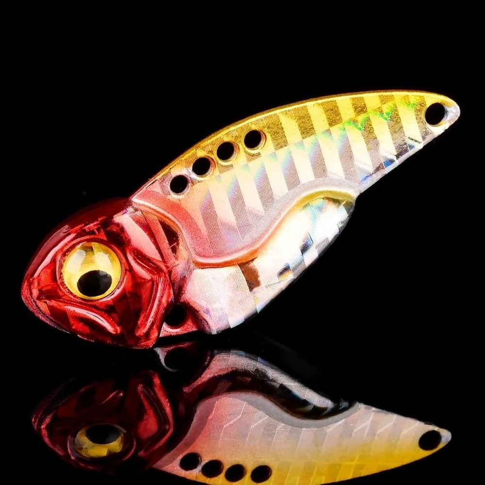Sinking Cicada Vib Blade Spinner Lure Metal Spoon Bait For Winter Bass And Pike Fishing 9