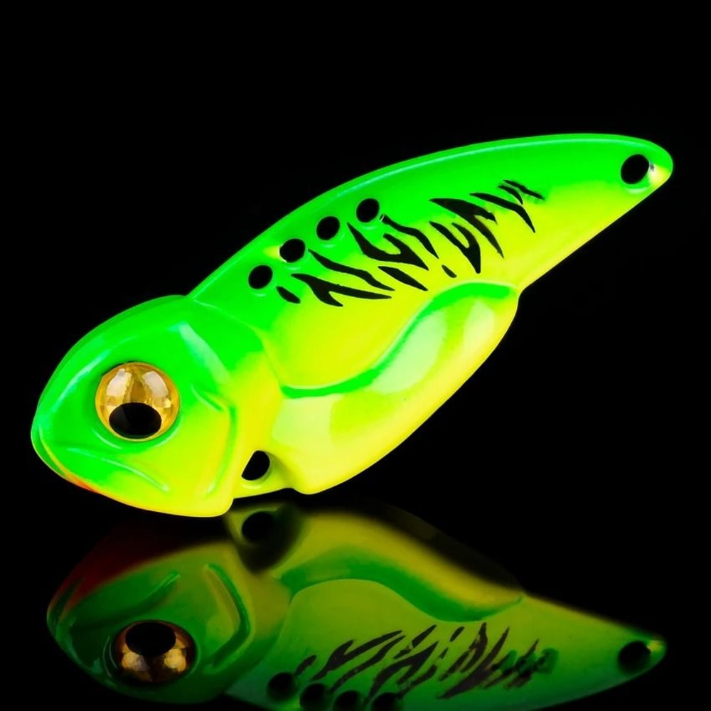 Sinking Cicada Vib Blade Spinner Lure Metal Spoon Bait For Winter Bass And Pike Fishing 11