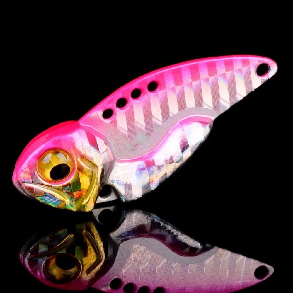 Sinking Cicada Vib Blade Spinner Lure Metal Spoon Bait For Winter Bass And Pike Fishing 13