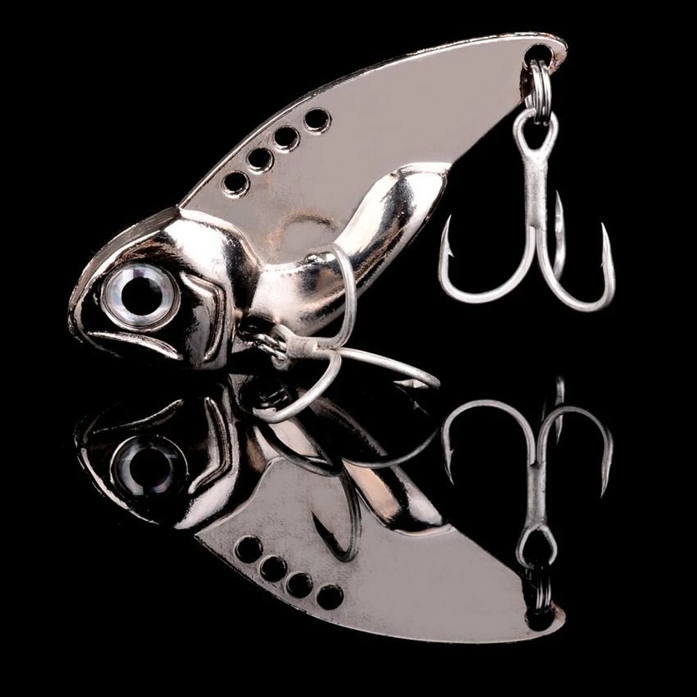 Sinking Cicada Vib Blade Spinner Lure Metal Spoon Bait For Winter Bass And Pike Fishing 16