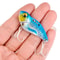 Sinking Cicada Vib Blade Spinner Lure Metal Spoon Bait For Winter Bass And Pike Fishing 5
