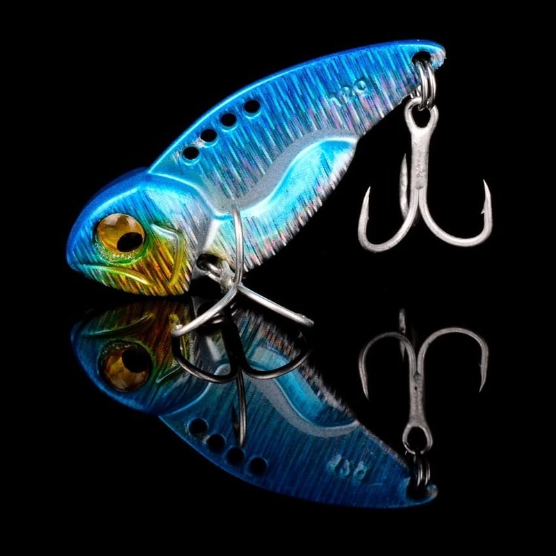 Sinking Cicada Vib Blade Spinner Lure Metal Spoon Bait For Winter Bass And Pike Fishing 22