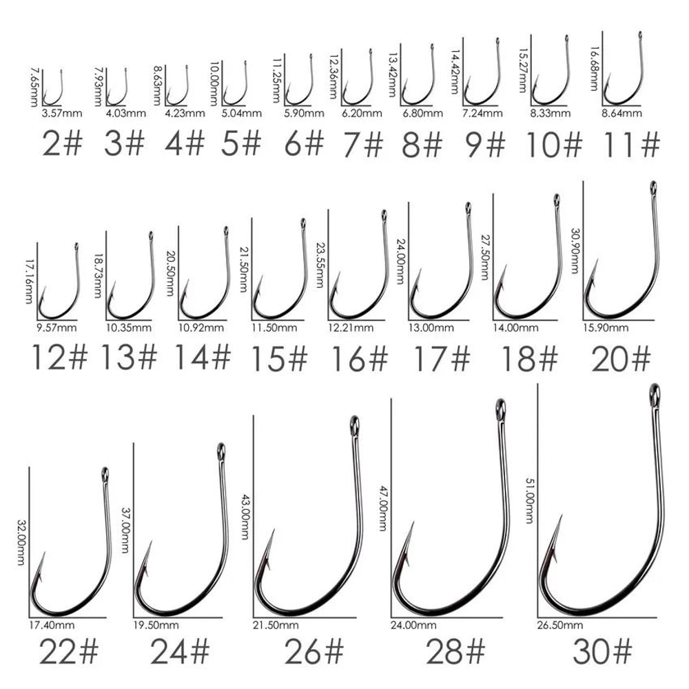 10 Piece Sea Big Fishing Hook Set High Carbon Steel Hooks With Black Nickel Finish For Saltwater An 2