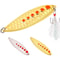 Metal Spoon Fishing Lure 3 G To 20 G Jig Bait With Scaled Flash Finish For Trout And Bass 0