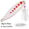 Metal Spoon Fishing Lure 3 G To 20 G Jig Bait With Scaled Flash Finish For Trout And Bass 17