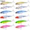12 Piece Metal VIB Fishing Lure Set Vibration Spoon Spinner Hard Baits For Bass And Pike 1