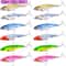12 Piece Metal VIB Fishing Lure Set Vibration Spoon Spinner Hard Baits For Bass And Pike 12