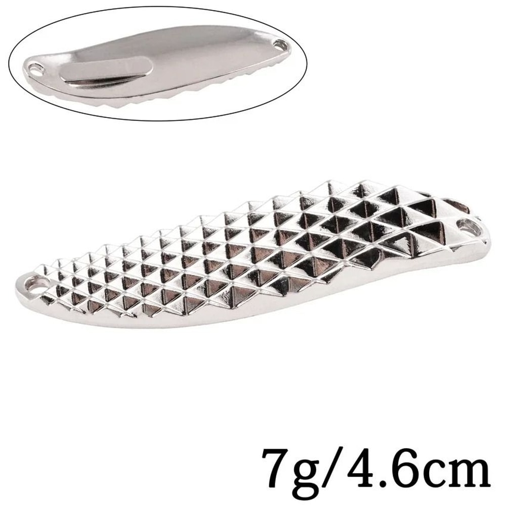 Diamond Spinner Metal Fishing Lure With Sequin Flash For Bass And Trout 12
