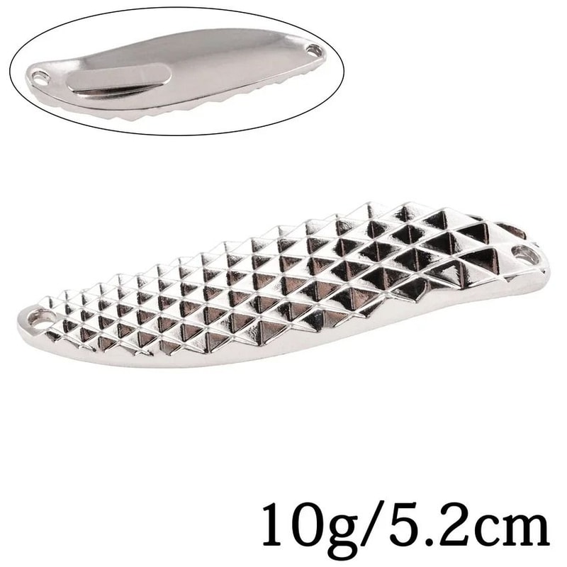 Diamond Spinner Metal Fishing Lure With Sequin Flash For Bass And Trout 13