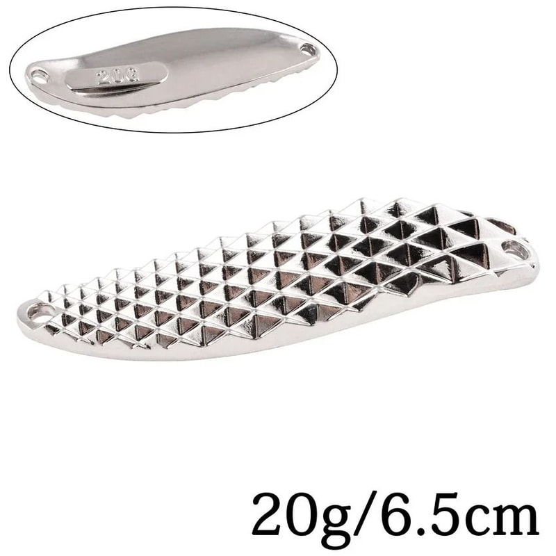 Diamond Spinner Metal Fishing Lure With Sequin Flash For Bass And Trout 15