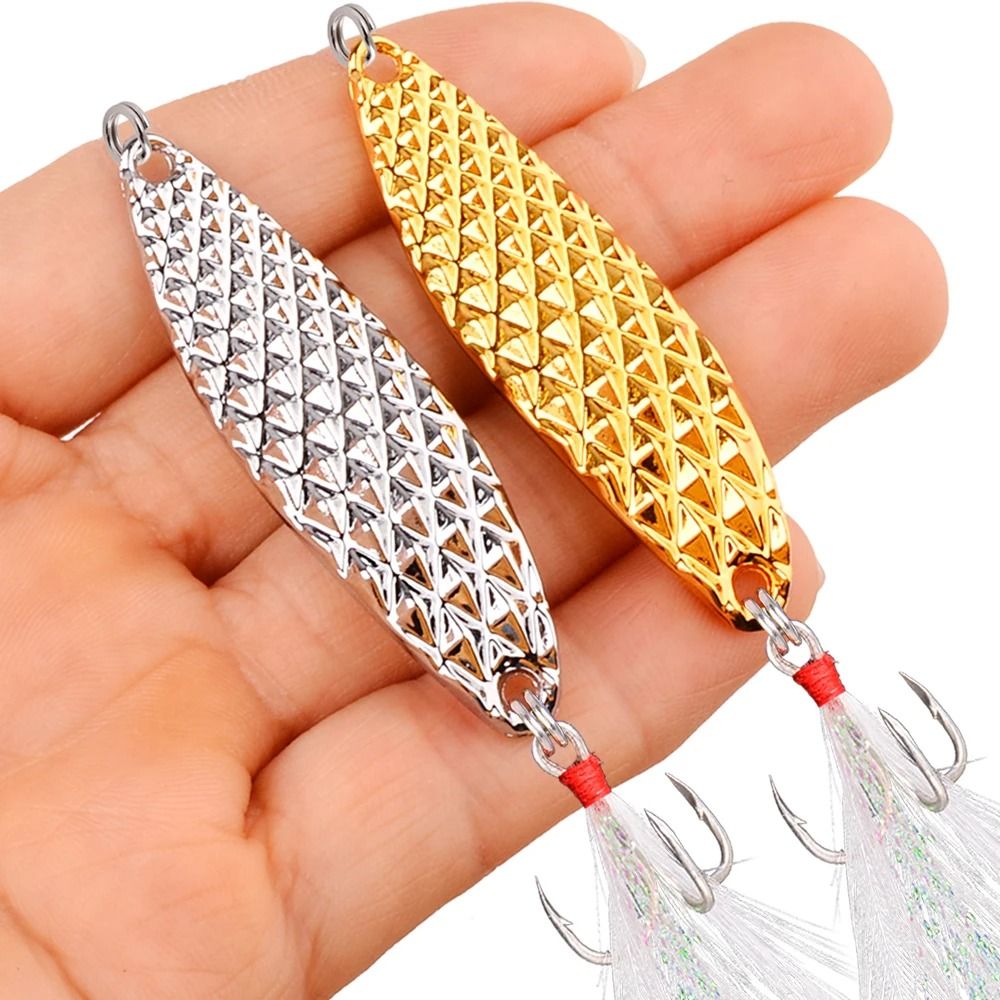 Diamond Spinner Metal Fishing Lure With Sequin Flash For Bass And Trout 2