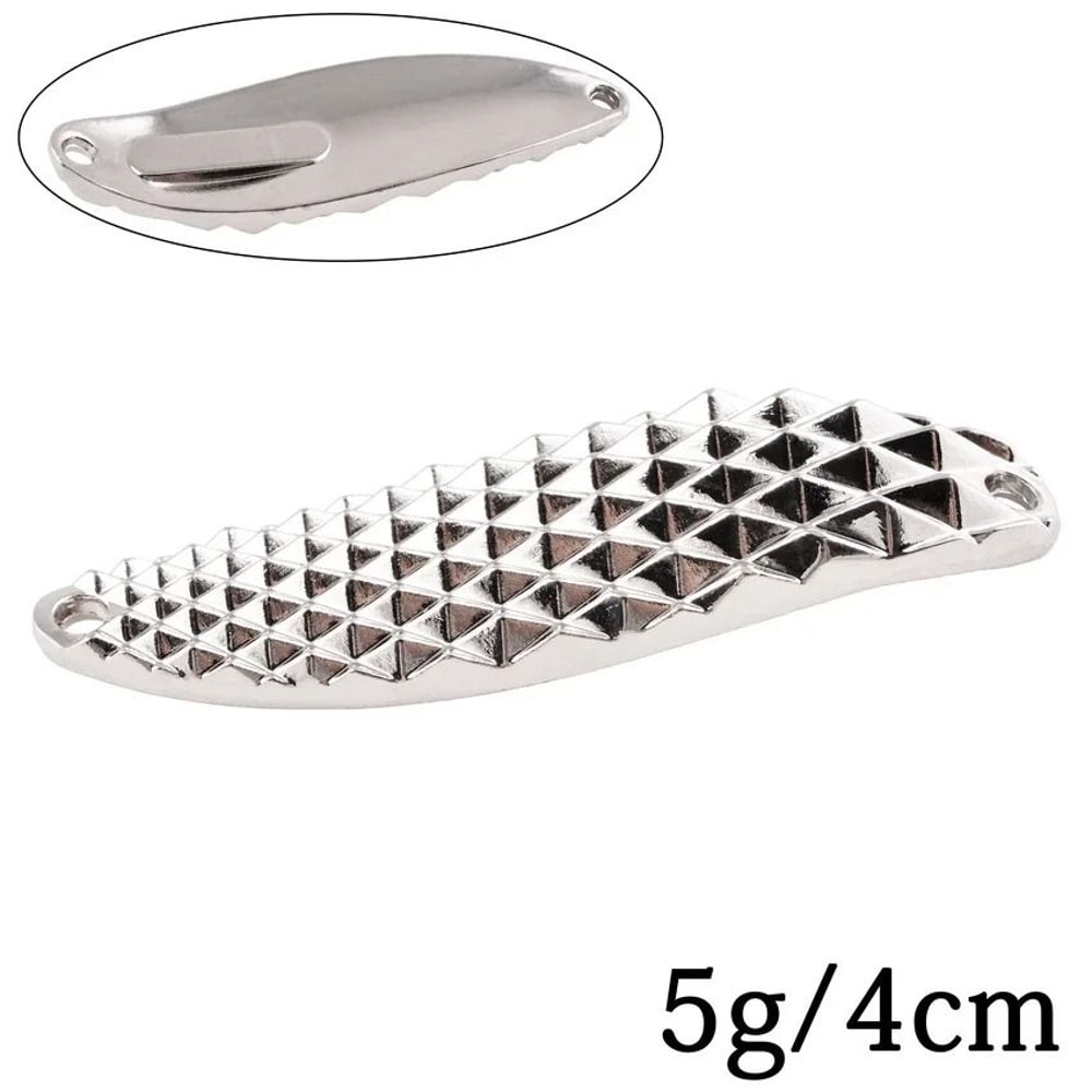 Diamond Spinner Metal Fishing Lure With Sequin Flash For Bass And Trout 6