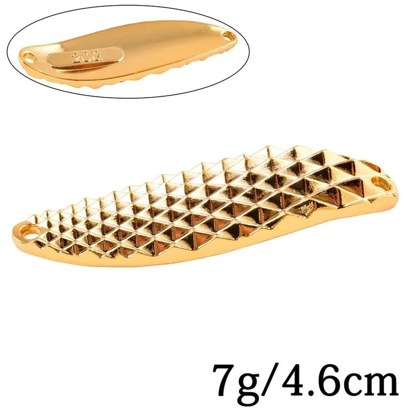 Diamond Spinner Metal Fishing Lure With Sequin Flash For Bass And Trout 8