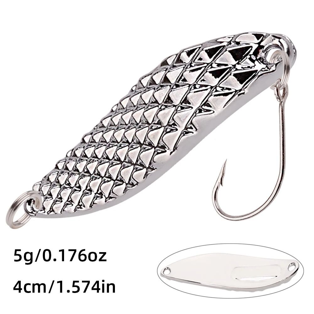 Diamond Spinner Metal Fishing Lure With Sequin Flash For Bass And Trout 21