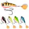 Metal VIB Spinner Fishing Lure With Double Sequins Sinking Rotating Spoon Bait For Bass And Trout 1