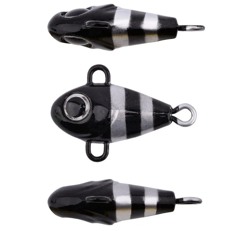 Metal VIB Spinner Fishing Lure With Double Sequins Sinking Rotating Spoon Bait For Bass And Trout 5
