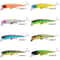 8 Piece Minnow Crankbait Fishing Lure Set 354 In Wobblers Swimbait Kit For Bass Pike And Carp 2