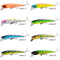 8 Piece Minnow Crankbait Fishing Lure Set 354 In Wobblers Swimbait Kit For Bass Pike And Carp 2