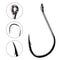High Carbon Steel Circle Fishing Hooks Set Barbed Offset Hooks With Storage Box For Carp And Sea Fi 0