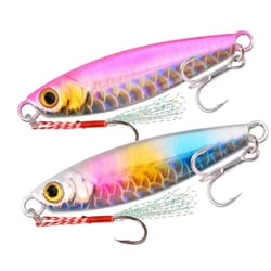 shore jigging metal jig lure 3d laser printed slow jig spoon 1.97 in for sea fishing