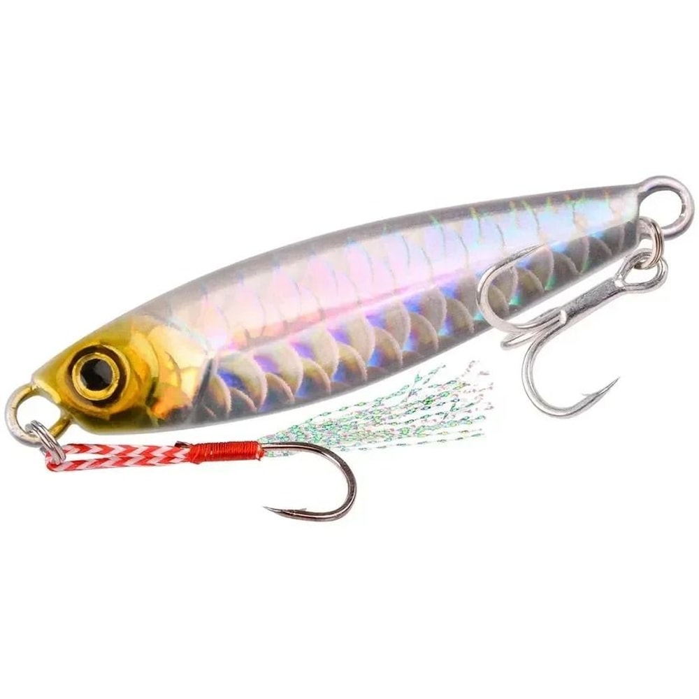 Shore Jigging Metal Jig Lure 3D Laser Printed Slow Jig Spoon 197 In For Sea Fishing 10